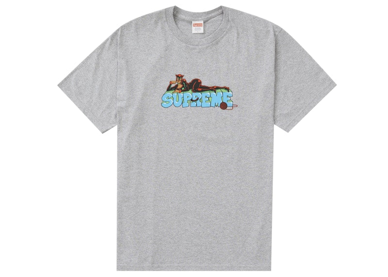 Supreme Catwoman Tee Heather Grey
