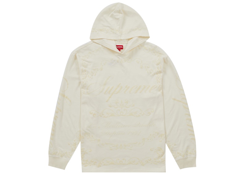 Supreme Celebre Hooded L/S Top White