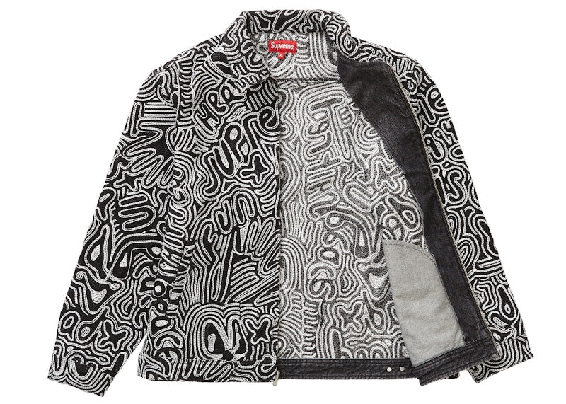 Supreme Chainstitch Denim Jacket Black