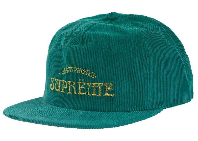 Supreme Champagne Corduroy 5-Panel Green
