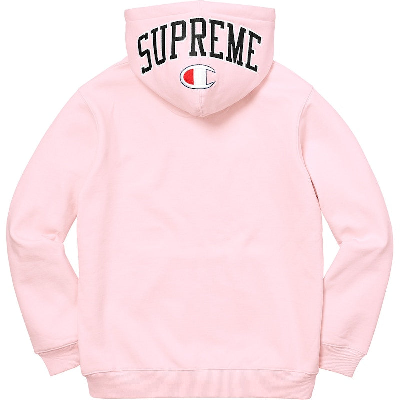 Supreme Champion Arc Logo Zip Up Sweat Light Pink