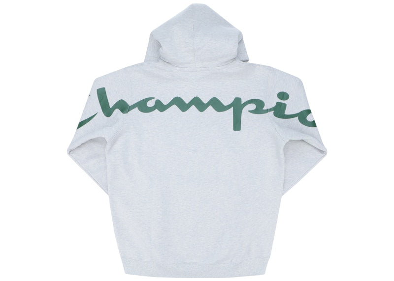 Supreme Champion Hooded Sweatshirt (SS18) Ash Grey