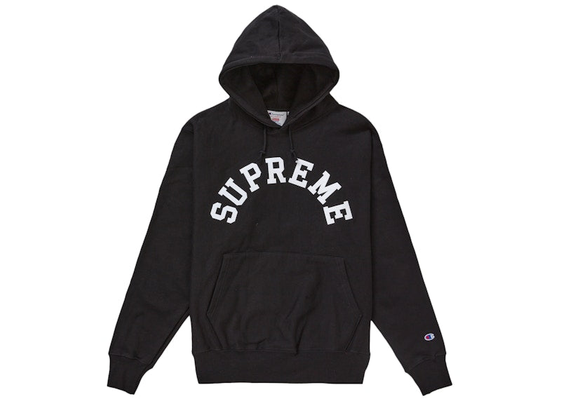 Supreme Champion Hooded Sweatshirt (SS25) Black