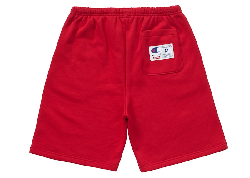 Supreme Champion Outline Sweatshort Dark Red