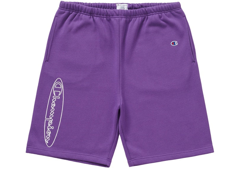 Supreme Champion Outline Sweatshort Purple