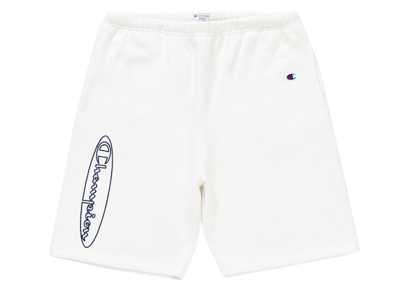 Supreme Champion Outline Sweatshort White