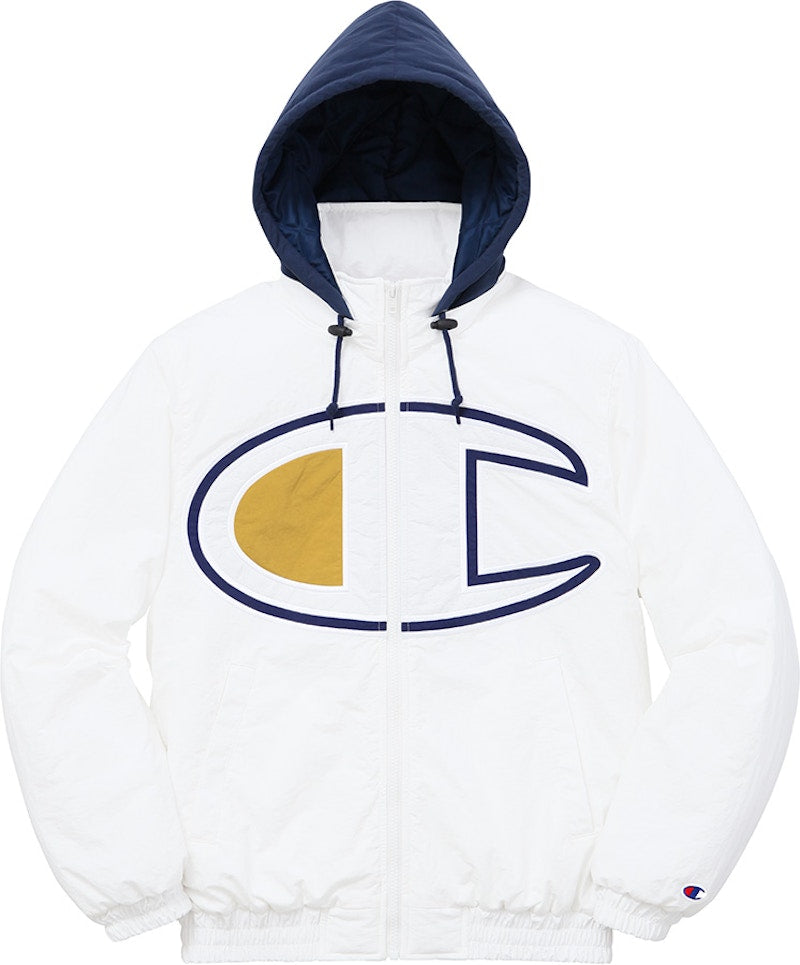Supreme Champion Puffy Jacket White