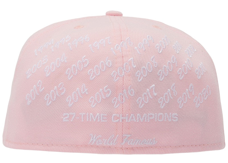 Supreme Champions Box Logo New Era Pink