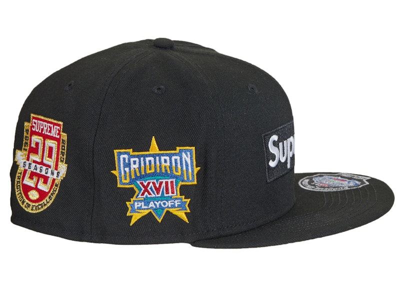 Supreme Championships Box Logo New Era Fitted Hat Black