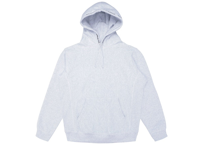 Supreme Channel Hooded Sweatshirt Ash Grey