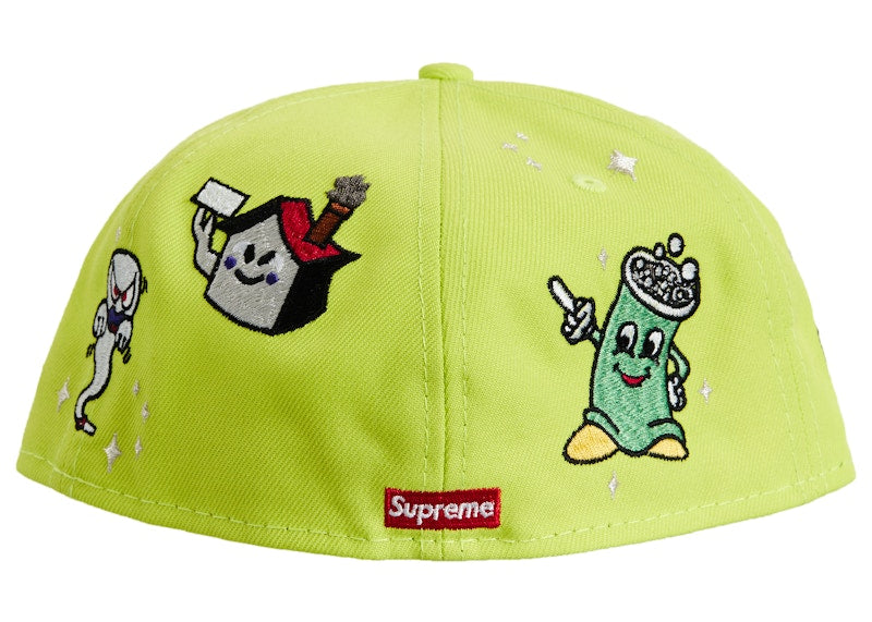 Supreme Characters S Logo New Era Neon Green