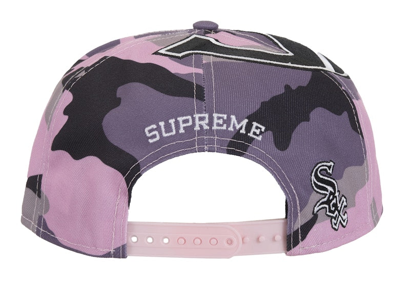 Supreme Chicago White Sox Adjustable New Era Cap Pink Camo