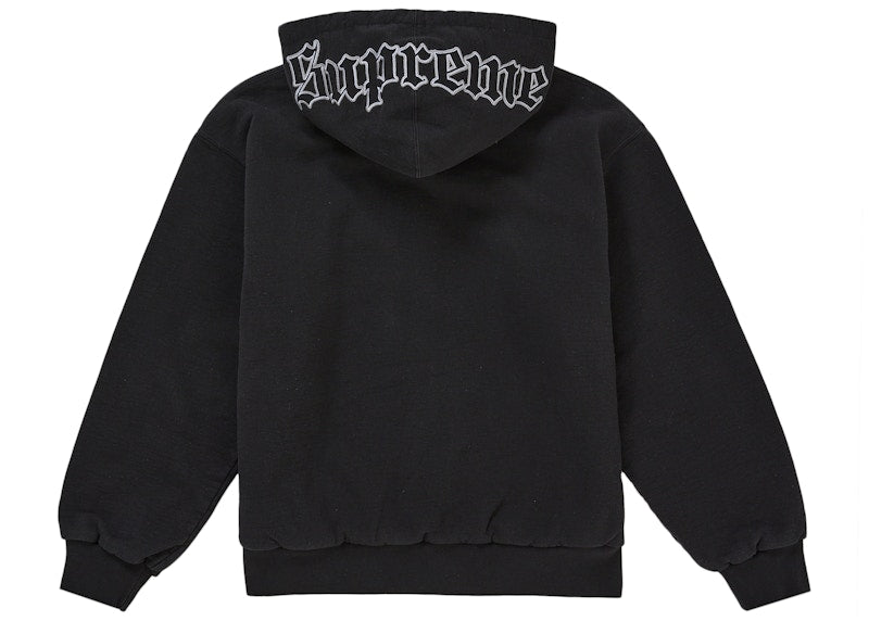 Supreme Chicago White Sox Zip Up Hooded Sweatshirt Black