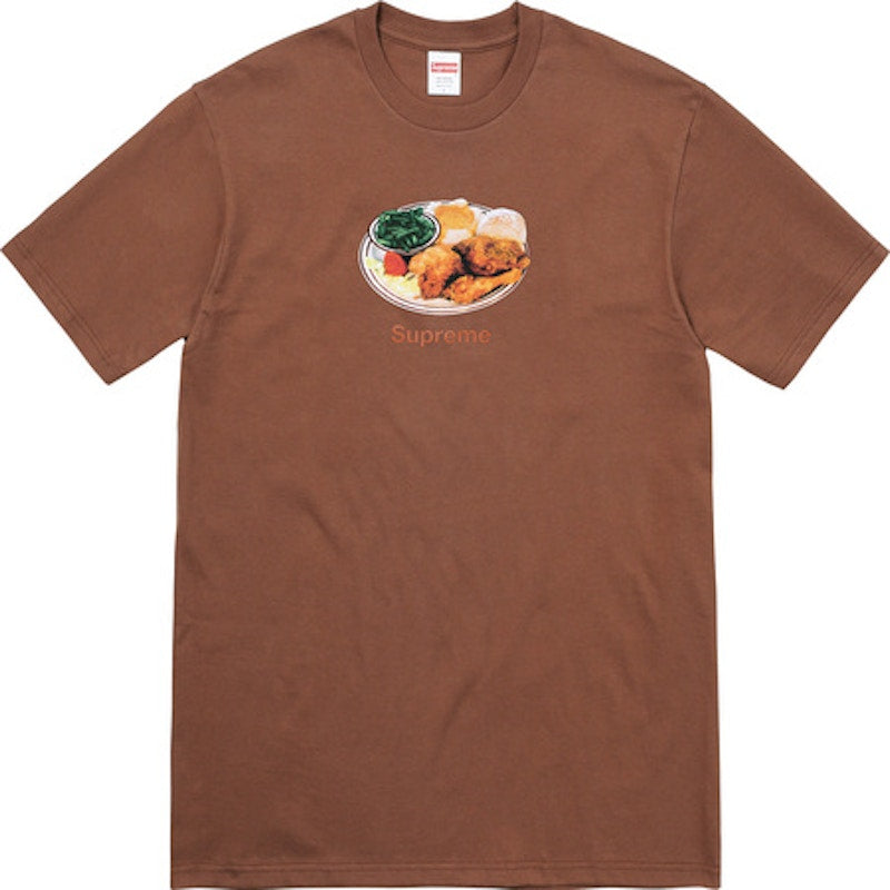Supreme Chicken Dinner Tee Brown