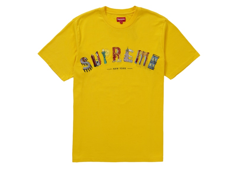 Supreme City Arc Tee Yellow