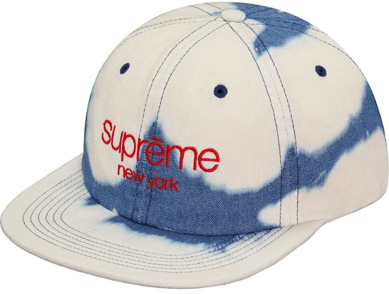 Supreme Classic Logo 6 Panel Blue