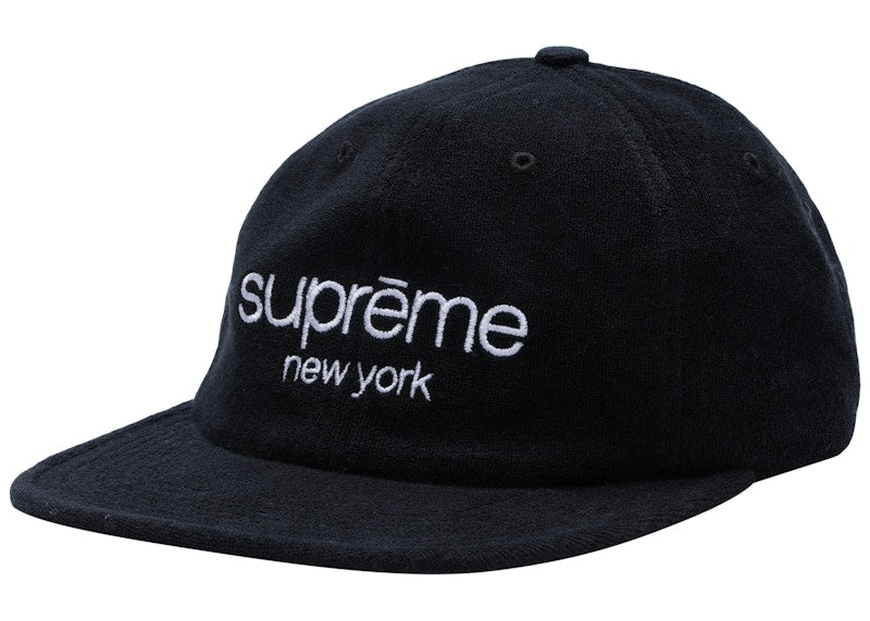 Supreme Classic Logo 6-Panel (SS18) Black