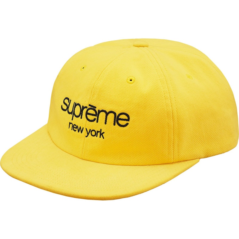 Supreme Classic Logo 6-Panel (SS18) Yellow