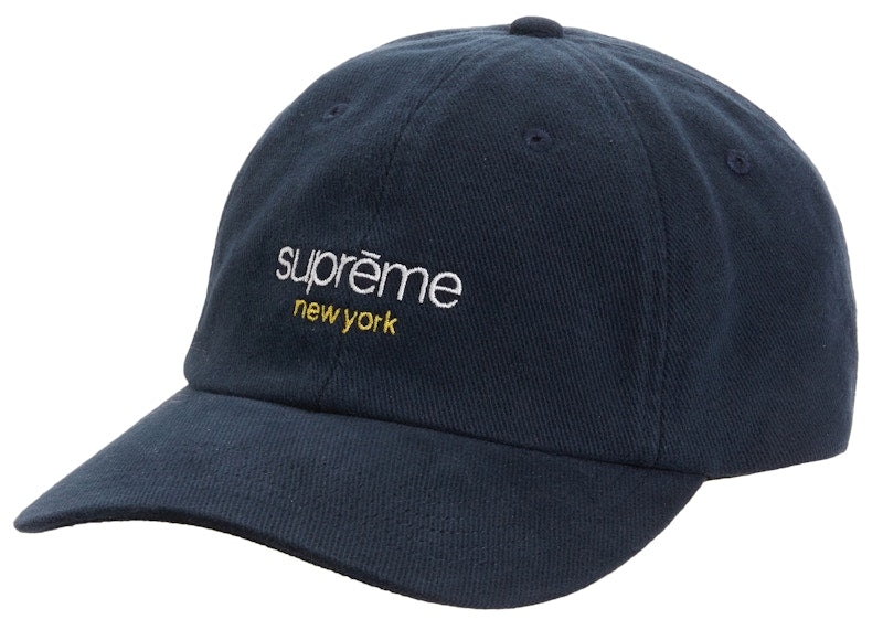 Supreme Classic Logo 6-Panel (SS21) Navy