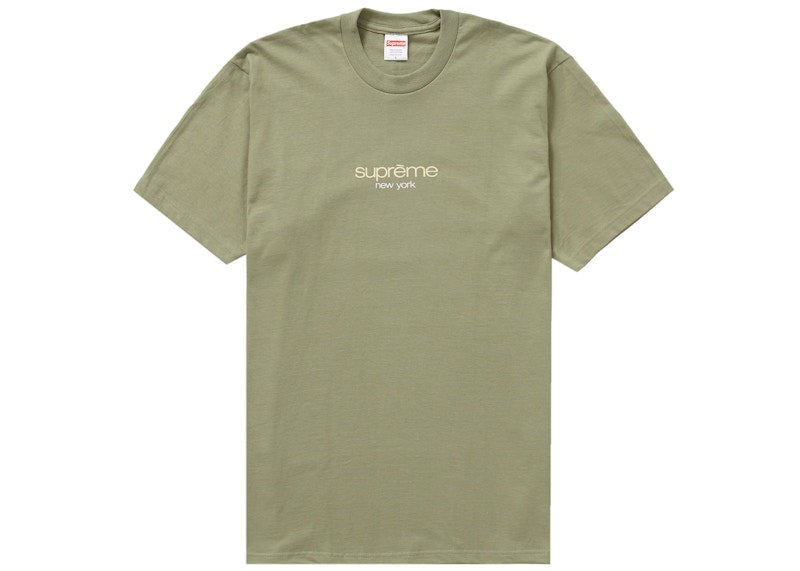 Supreme Classic Logo Tee Light Olive