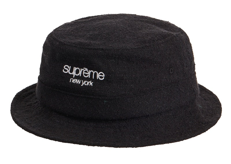 Supreme Classic Logo Terry Crusher Black