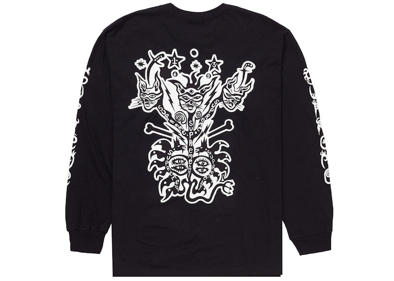 Supreme Clayton Patterson L/S Tee Black