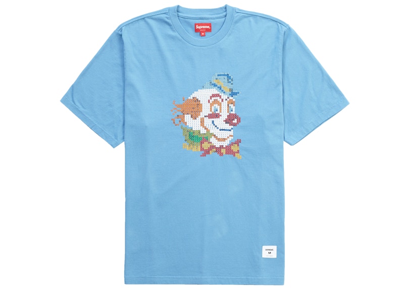 Supreme Clown Sequin S/S Top Light Blue
