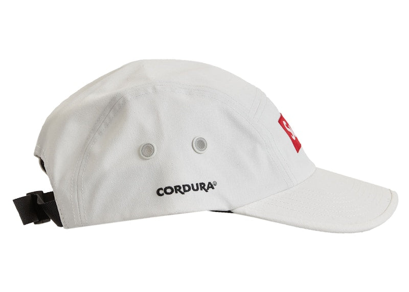 Supreme Coated Cordura Camp Cap White