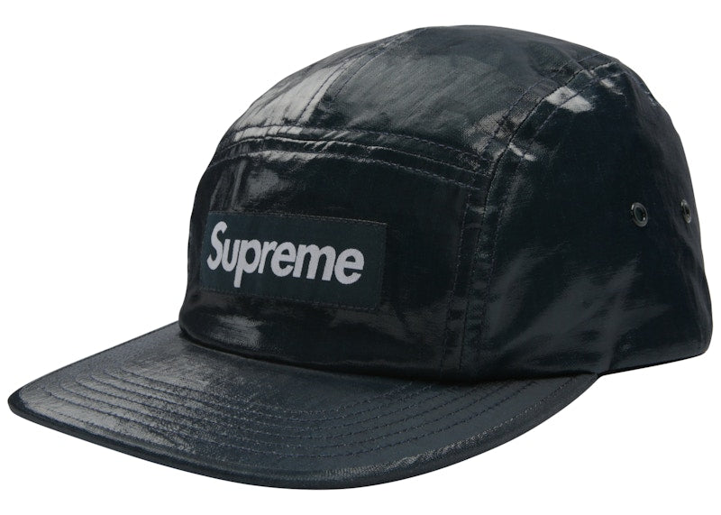 Supreme Coated Linen Camp Cap Navy