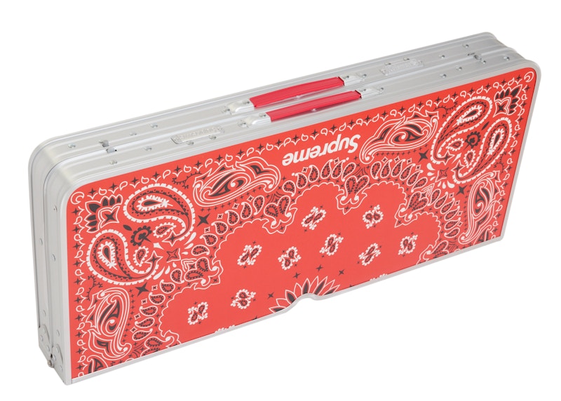 Supreme Coleman Folding Table Set Red
