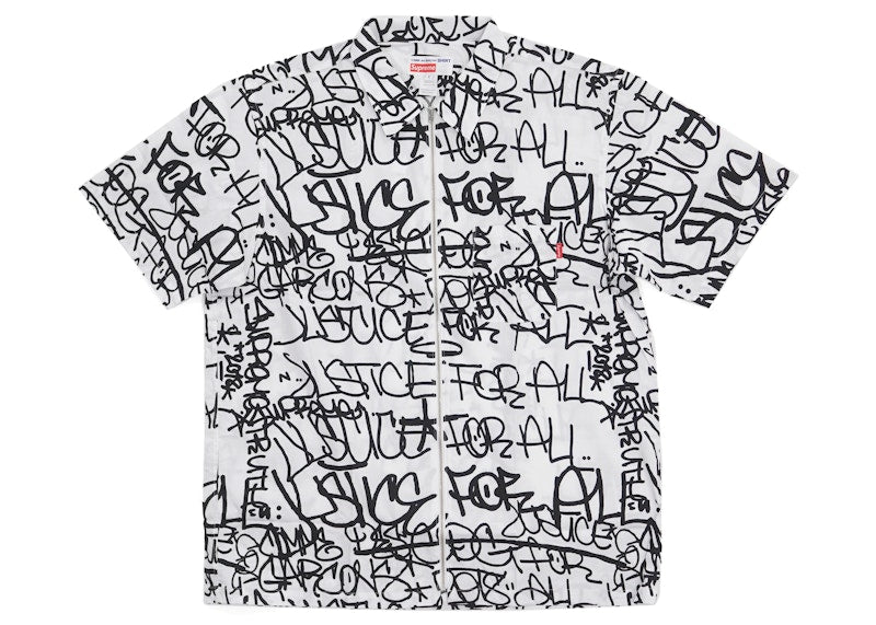 Supreme Comme des Garcons SHIRT Graphic S/S Shirt White