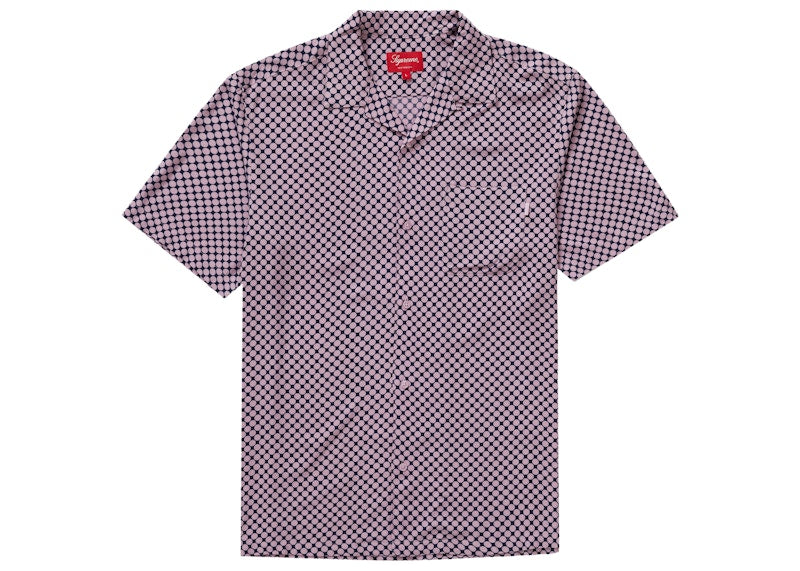 Supreme Compact Dot Rayon S/S Shirt Purple