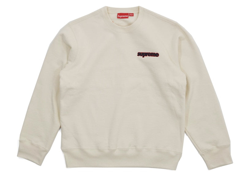Supreme Connect Crewneck Sweatshirt Natural