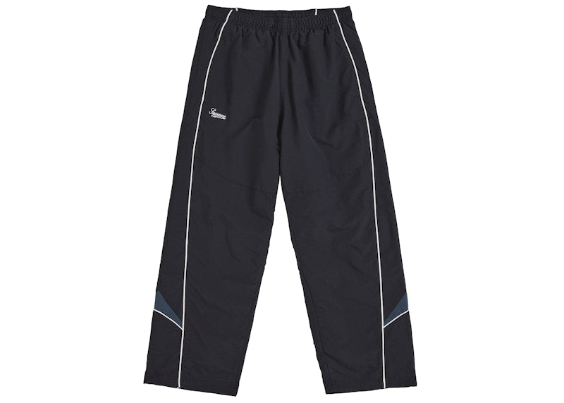 Supreme Contrast Piping Track Pant Black