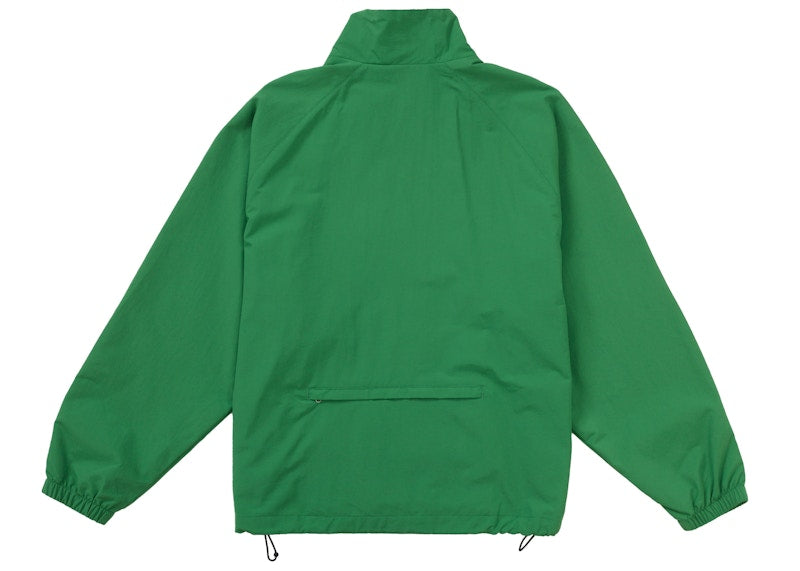 Supreme Contrast Zip Track Jacket Green