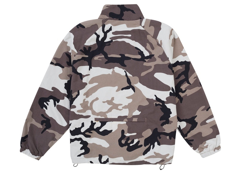 Supreme Contrast Zip Track Jacket Snow Camo