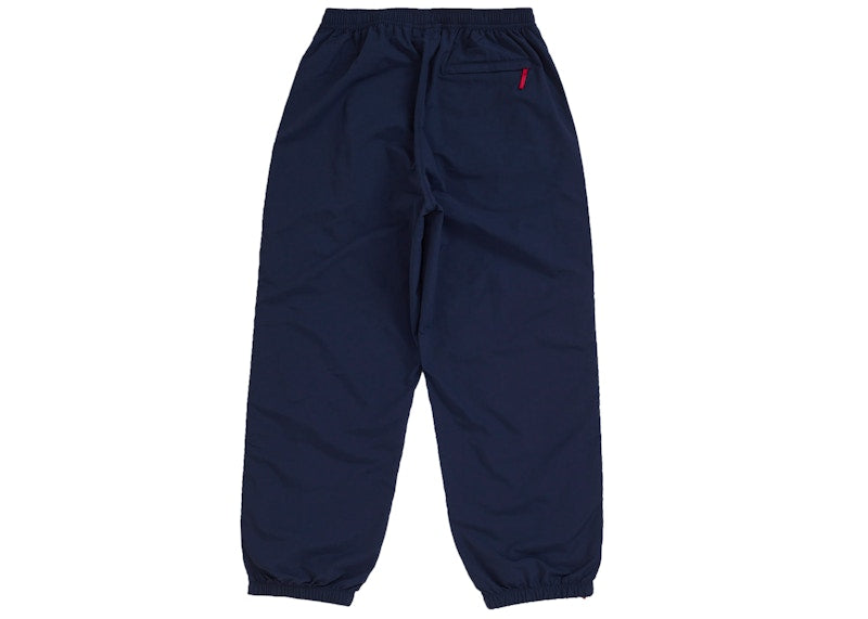 Supreme Contrast Zip Warm Up Pant Navy