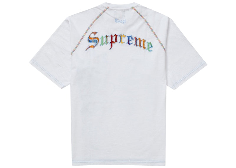 Supreme Coogi Raglan S/S Top White
