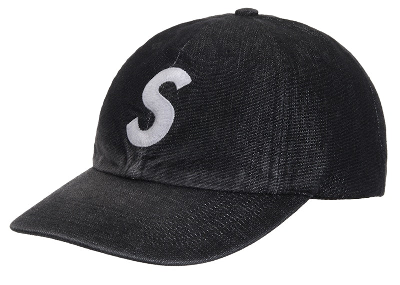 Supreme Cordura Denim S Logo 6-Panel Black