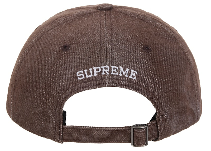 Supreme Cordura Denim S Logo 6-Panel Brown