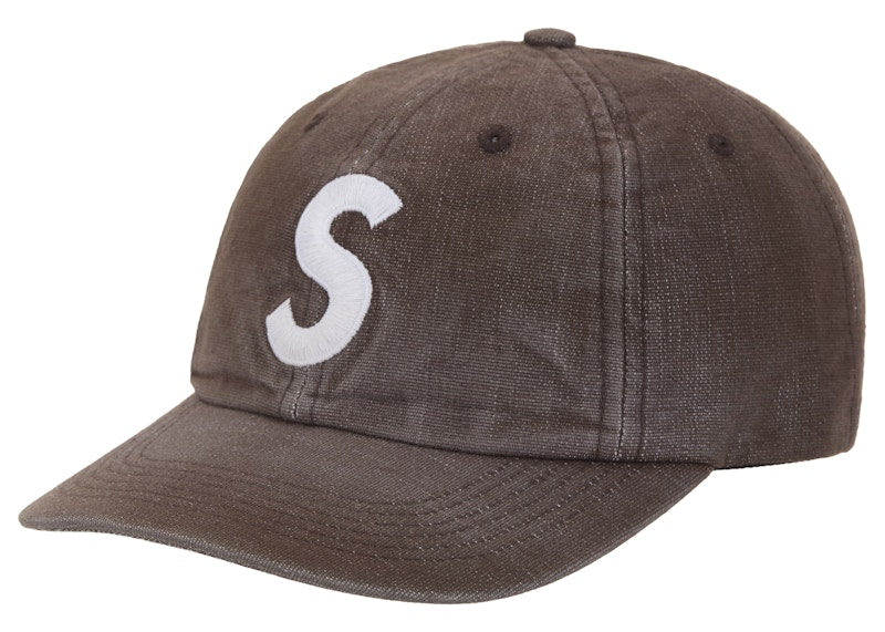 Supreme Cordura Denim S Logo 6-Panel Brown