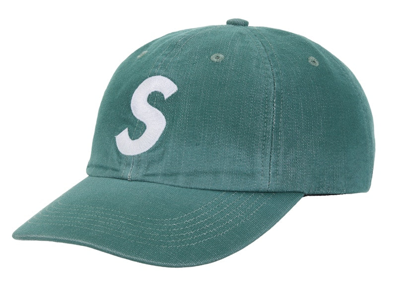 Supreme Cordura Denim S Logo 6-Panel Green