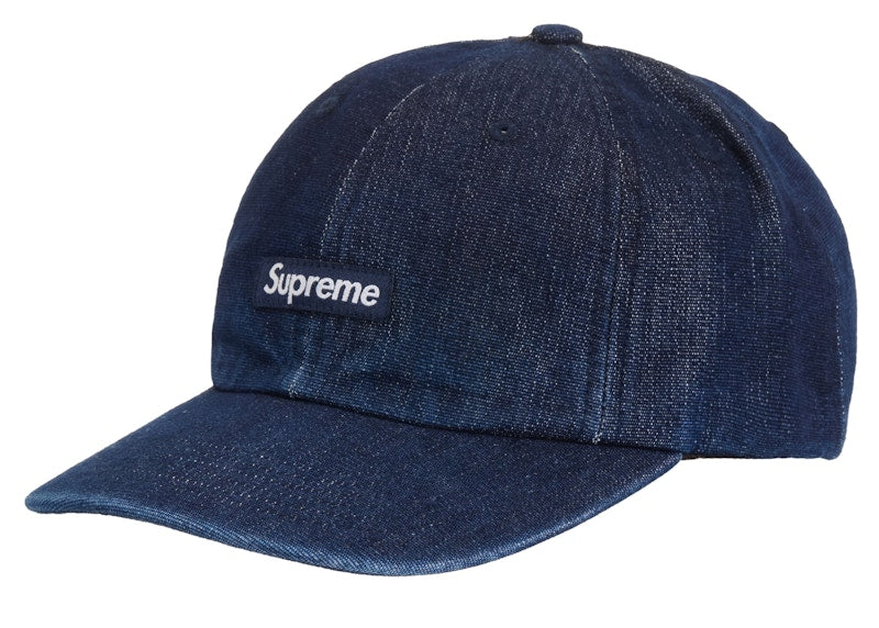 Supreme Cordura Denim Small Box 6-Panel Blue