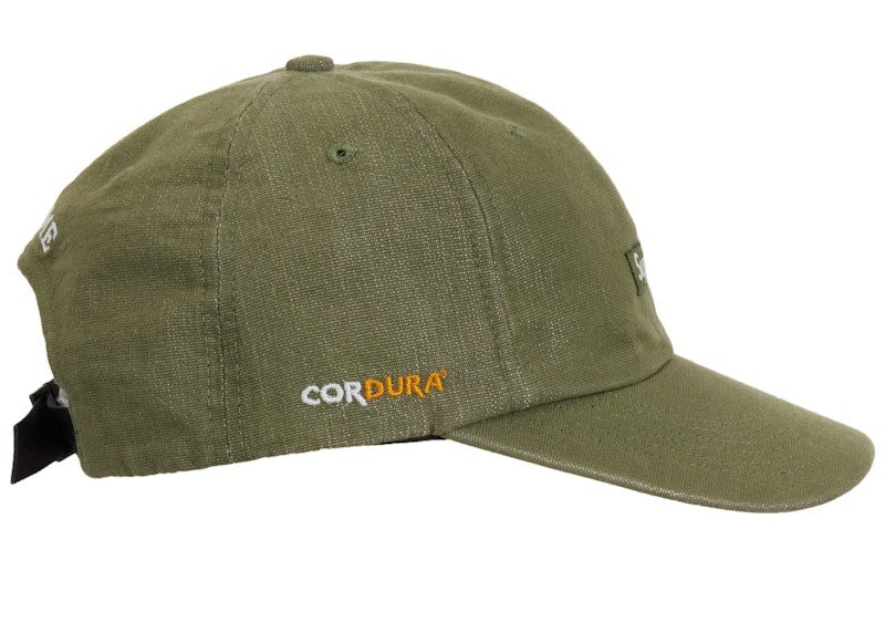 Supreme Cordura Denim Small Box 6-Panel Olive