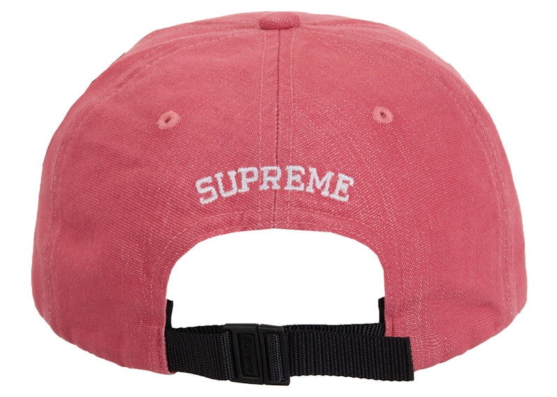 Supreme Cordura Denim Small Box 6-Panel Pink
