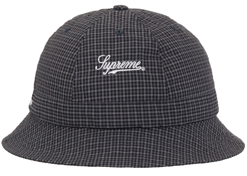 Supreme Cordura Plaid Bell Hat Black