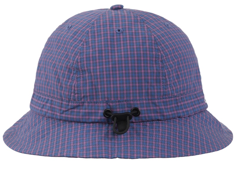 Supreme Cordura Plaid Bell Hat Blue