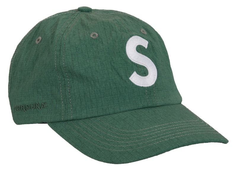 Supreme Cordura Ripstop S Logo 6-Panel Green