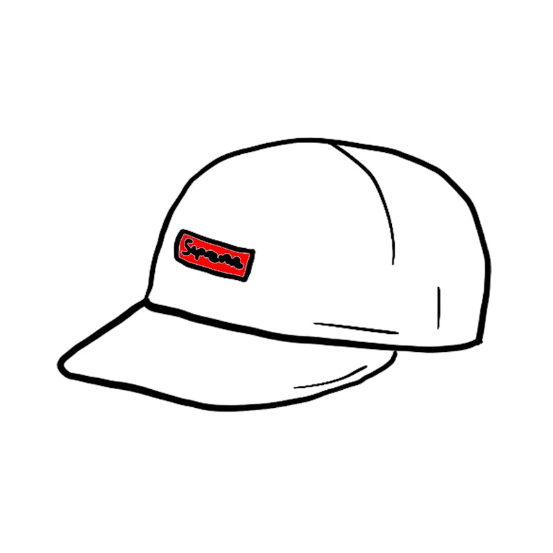 Supreme Cordura Small Box 6-Panel White
