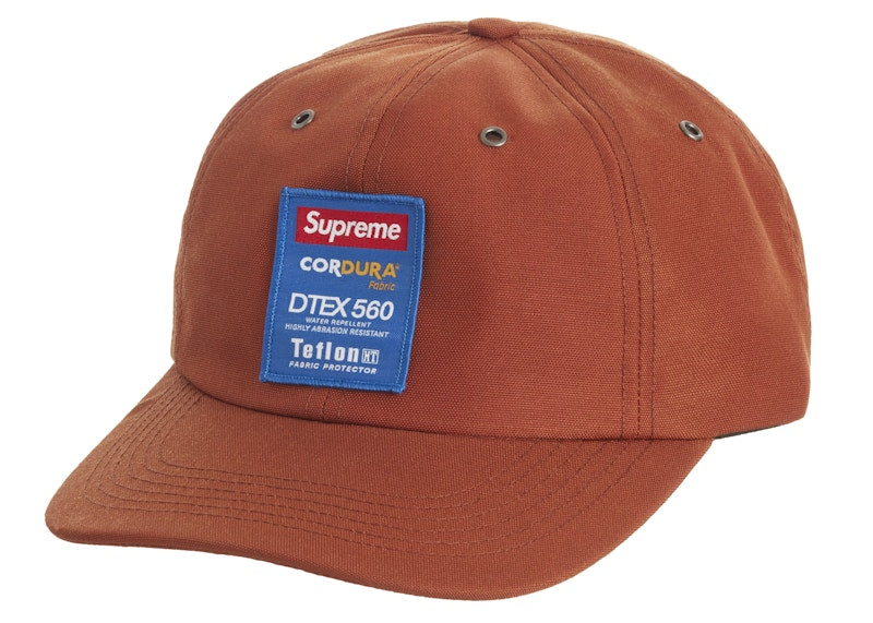 Supreme Cordura Teflon Label 6-Panel Rust
